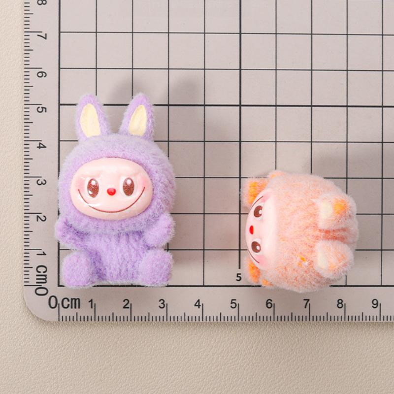 1Pc Christmas Gifts Mini Labubu Sitting Posture Doll Cute Toy Desktop Decoration Model Ornaments