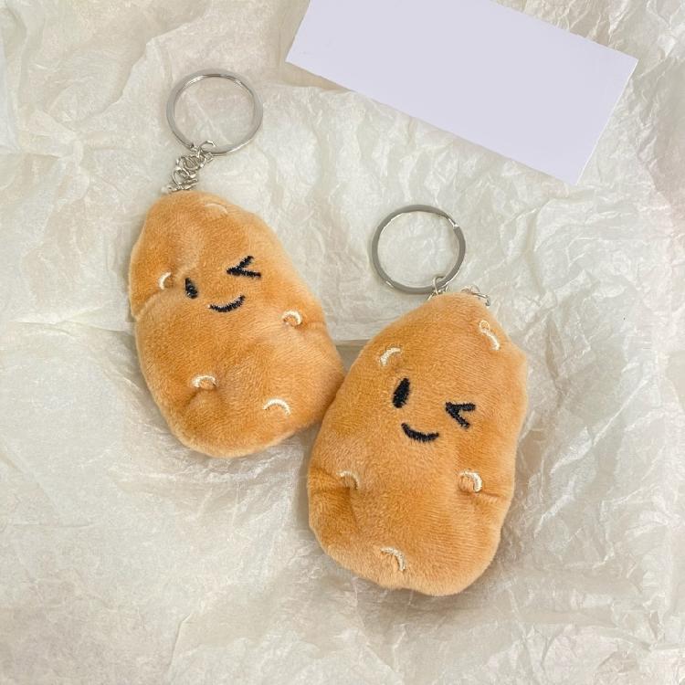 Набор из 10 ручных миниатюрных картофельных брелоков и значков-брелоков, многофункциональный держатель для ключей для стильных людей