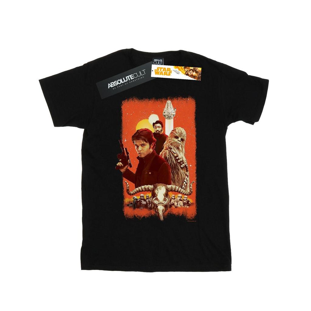 Star Wars Mens Solo Trio Paint T-Shirt