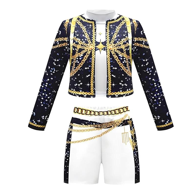 Аниме Дети K-pop Охотник на Демонов Косплей Руми Зои Мира Косплей Костюм Одежда K-pop Руми Зои Косплей Костюм Хантрикс Костюм 3D Принт Костюм