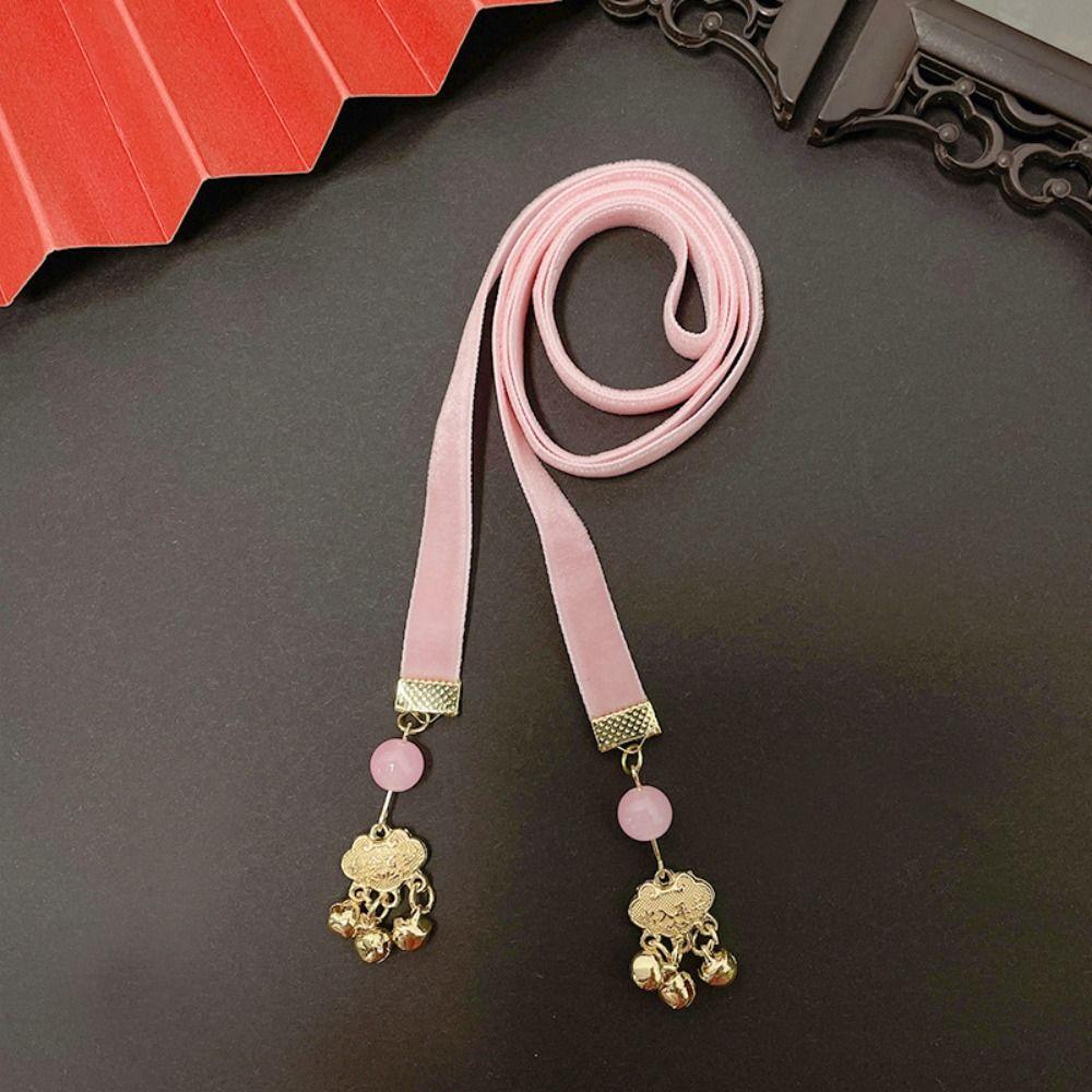 Китайский стиль плетеные волосы веревка головной убор ханьфу девушка DIY конский хвост милый новогоднее украшение для волос