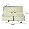 Чехол на заднее сиденье для собак, Складной защитный чехол для автомобиля для собак