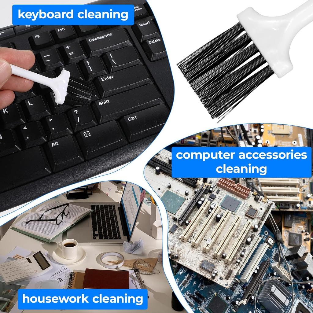 6 PCS Keyboard Key Puller Set Keyboard Puller Set Key Cap Removal Tool Keys Extractor Tool Keyboards Cleaning Tools Keycap Pullers Kit with Keycaps