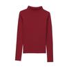 Kaslead New Arrival Women's Clothing Fashion Style Fashion Basic All-Matching Minimalist Turtleneck Turtleneck T-shirt 4174678