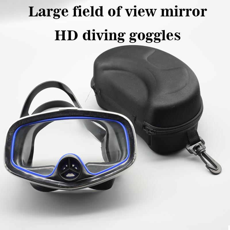 Adult Professional Diving Mask, Swimming Goggles, Anti Fog Diving Goggles, Semi Snorkeling Mask, Snorkeling Goggles Equipment