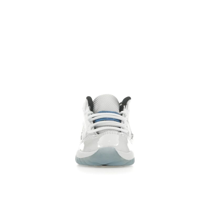 Air Jordan 11 Retro TD Legend Blue / Columbia 2024 Детские кроссовки Белый Черный 378040-104