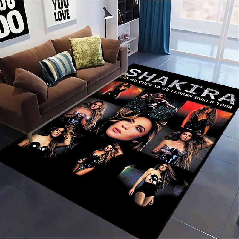 Ковер Shakira для гостиной, спальни, дома, украшение дивана, нескользящий коврик для игр детей
