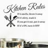 English Slogan Kitchen Dining Room Home Background Wall Beautification and Decoration Wall Stickers