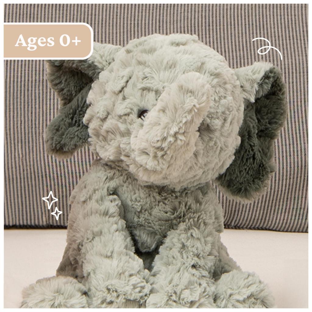 GUND Cozys Collection Мягкая игрушка в виде слона, серая, 10 дюймов