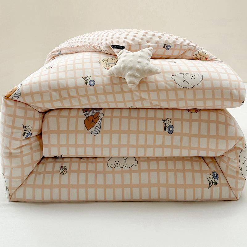 Детское вязаное одеяло для осени и зимы, толстое плюшевое, мультяшное постельное белье, одеяло, удобное, мягкое, теплое, необходимое для детской кроватки