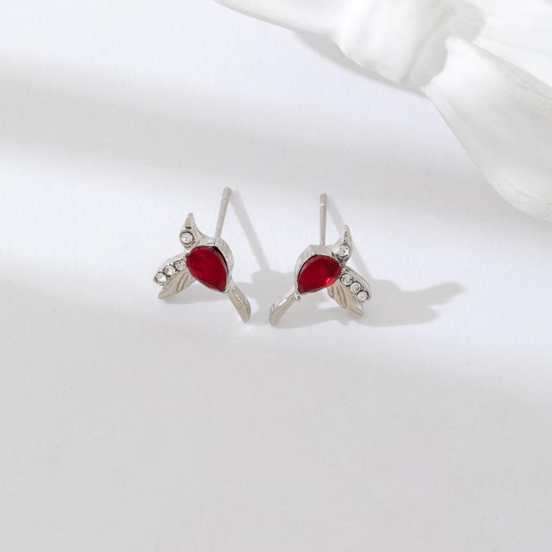 Милые разноцветные птички Женские серьги-подвески Вечеринка Девушка Модные аксессуары Нежные серьги с маленькими птичками