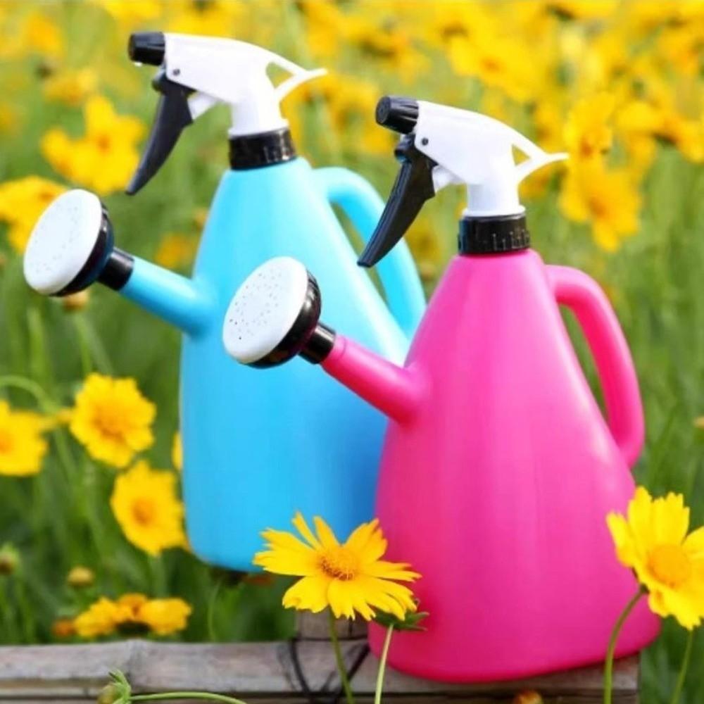 1L Capacity Watering Can Adjustable Pressure Flower Sprayer Pressure Spray Water Kettle Home Use