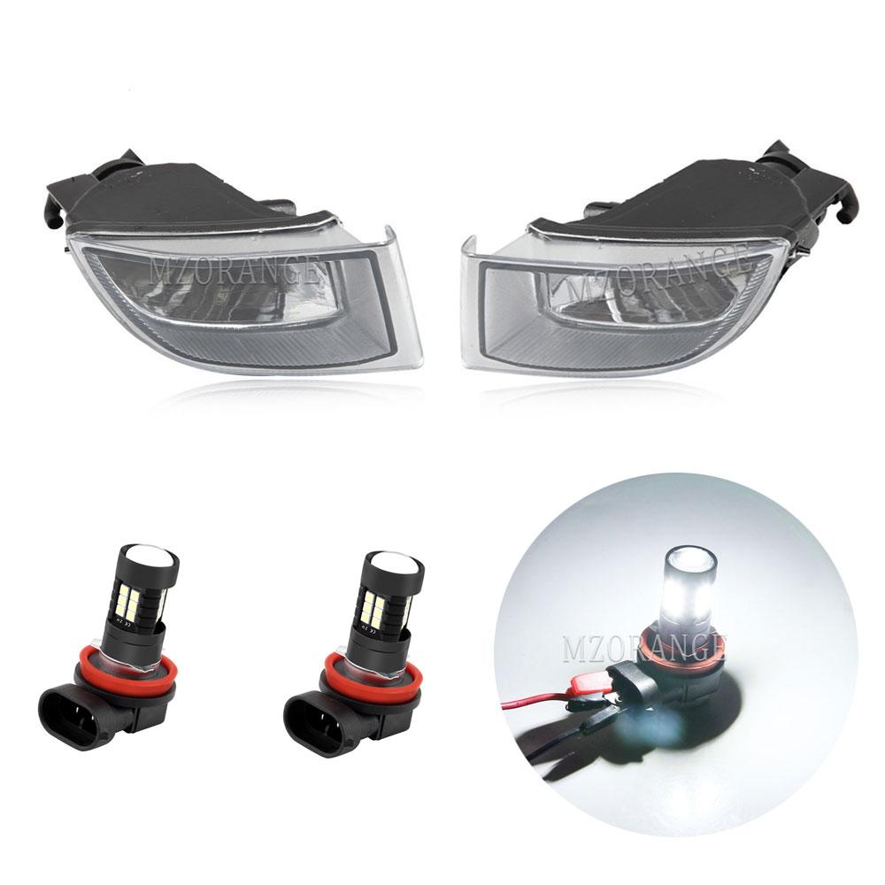 Fog Lights Led Fog Lights for Toyota Land Cruiser Prado 120 2002-2009 Headlight Fog Light Clear Lens Fog Lamps Driving Lamp