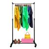 Home Basic Coat Rack with Wheels 92x75x42cm Extendable To 155cm