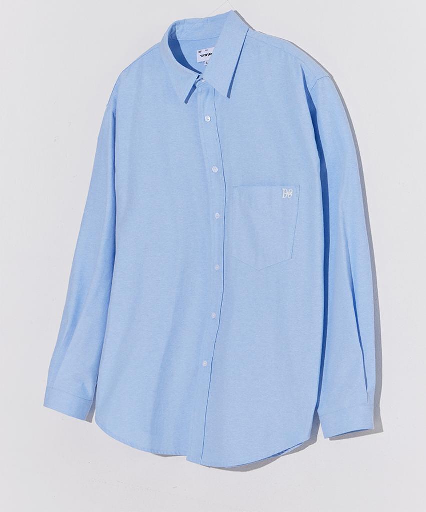 DYSFUNCT Thick Oxford Over Fit Shirt (Sky Blue)