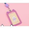 Honey B Transparent Acrylic Card Necklace Case Extension Strap Type