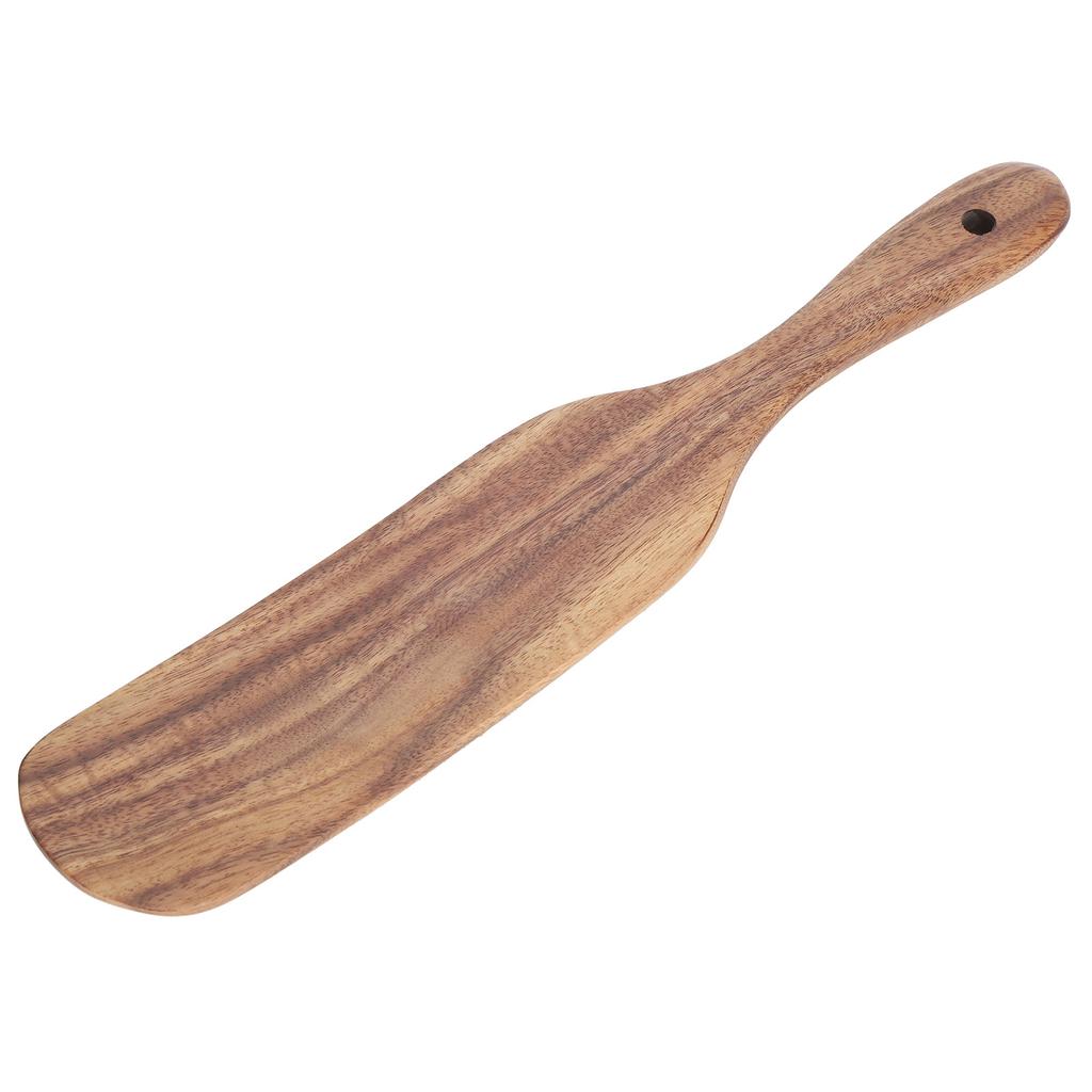 Teak Spatula Flat Shape FoodGrade Wooden Cooking Spatula for Home Kitchen Cooking(25.5x6cm )