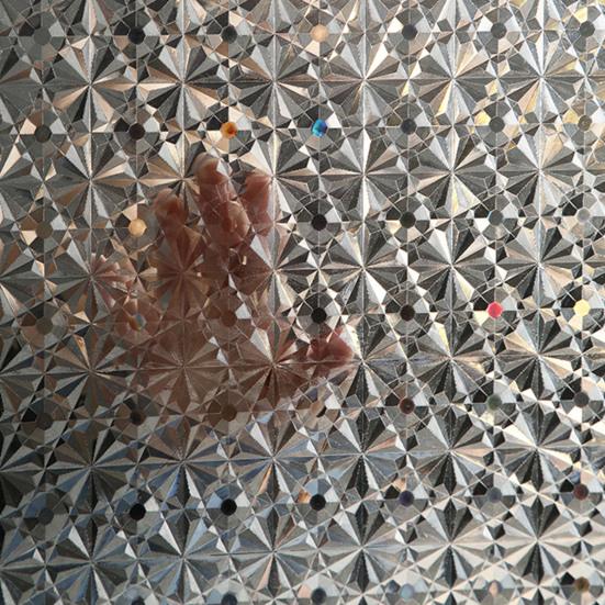 Матовая оконная пленка 3D горный хрусталь Радуга Защита конфиденциальности УФ-защита от солнца Статическое стеклянное покрытие цепляется за домашнюю дверь ванной комнаты Декоративная пленка