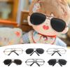 Металлические кукольные очки Квадратная оправа Кукольные аксессуары Милые плюшевые кукольные очки Куклы