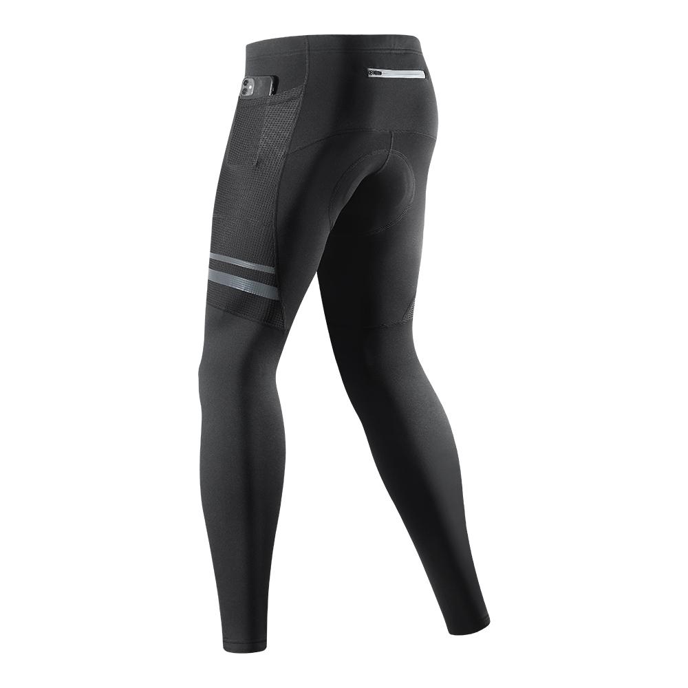 Wosawe Winter Men Cycling Set Thermal Fleece Soft Shell Jacket High Stretch Bicycle Riding Long Pants Warm Outdoor Sports Wear