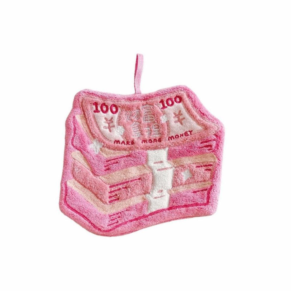 Thickened Hanging Hand Towel Quick Dry Absorbent Hand Towel Creative Handkerchief Towel Home