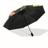Tom Jerry Automatic Open/close Umbrella, Heavy-Duty Iron Frame, Folding Portable Design, Travel, Everyday Use 198