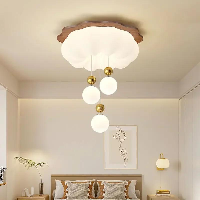 Children's Room Bedroom Ceiling Lights LED Cloud Bow Bubble Ball Light Minimalist Baby Room Girl Boy Bedroom Decor Ceiling Lamps