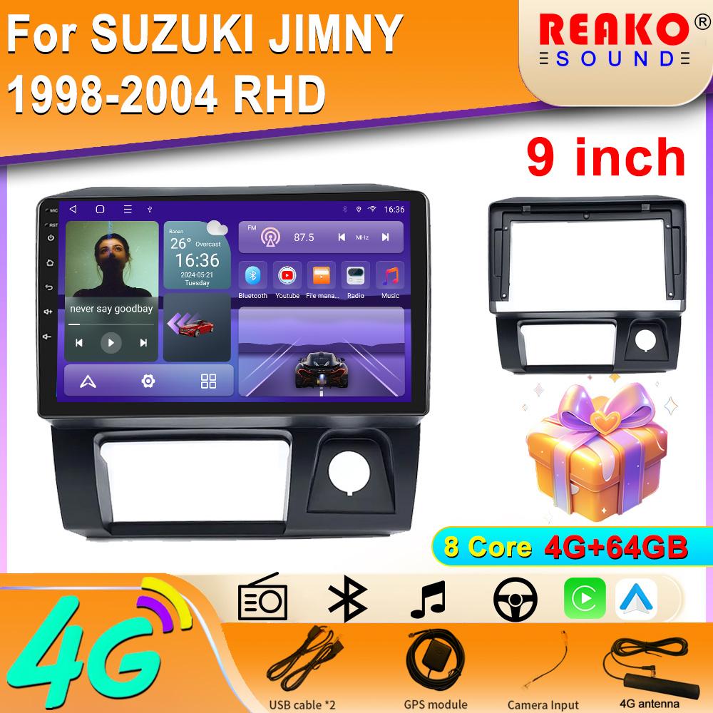 4G DSP автомобильное радио Android Auto Carplay для SUZUKI JIMNY 1998-2004 RHD мультимедийный плеер GPS 2din стерео