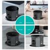 Lifting Socket Power Outlet Concealed Tabletops Retractable Hydraulic Damping Lifting Outlets with Cordless Charging
