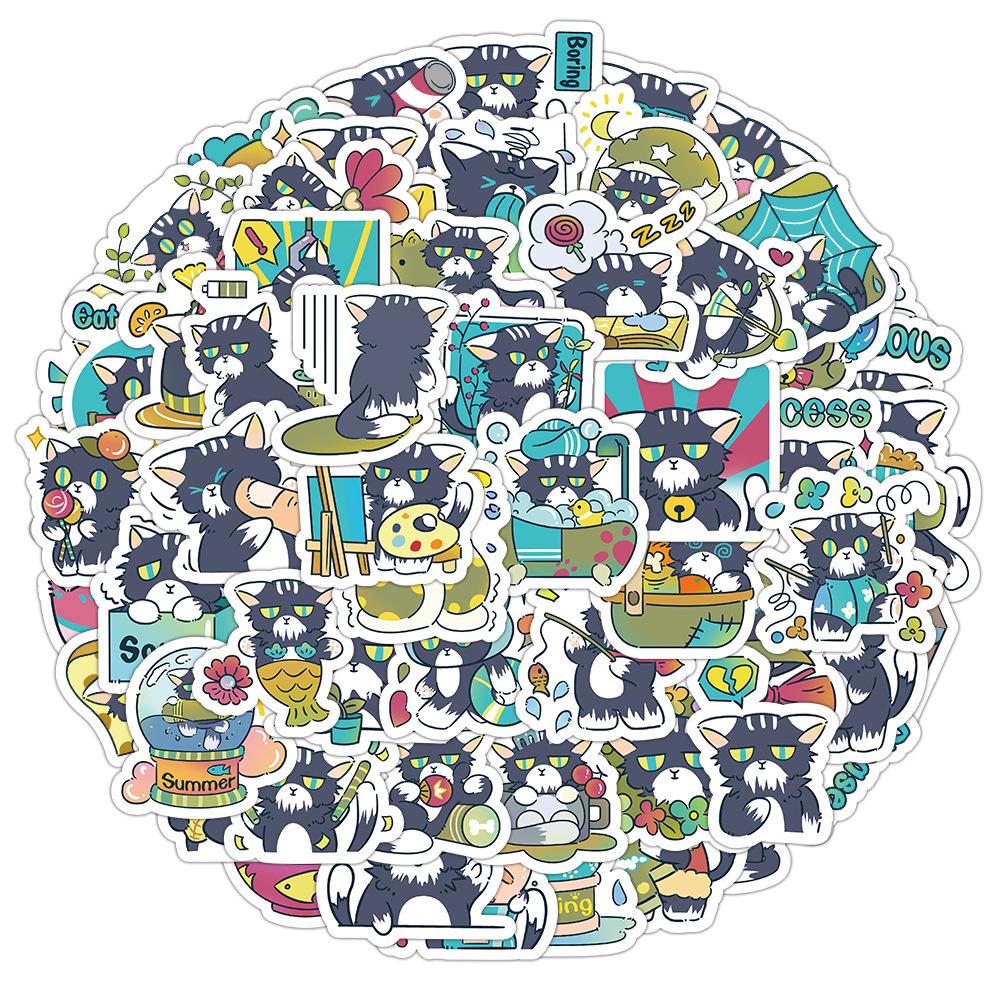 60 шт. новые наклейки, милые наклейки для ноутбука, наклейки для мобильных телефонов