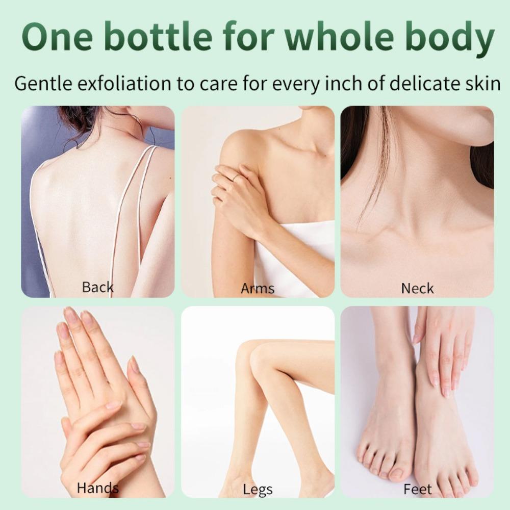 GONGPEI Отшелушивающий гель с алоэ вера и гиалуроновой кислотой для глубокого очищения, питания и освежения кожи