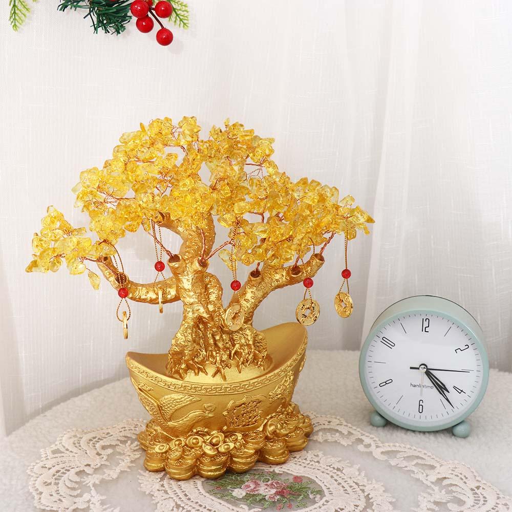 Good Fortune Resin Craft Decorative Articles Money Tree Ornaments Desktop Ornaments Fortune Tree