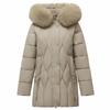 Winter Jackets Middle Age Woman Plus Size Outerwears Hooded Faux Fur Collar Thick Warm Casual Winter Coat Female Parkas