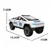 Tesla Cybertruck Large Toy Police Car with Sound, Light, and Spray Simulation