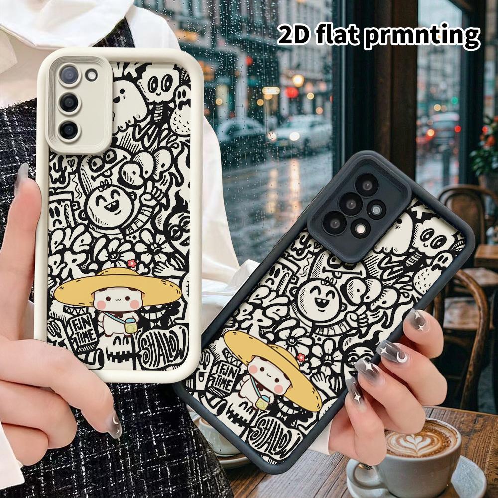 Phone Case: 2D Flat Samsung Galaxy A34 A35 M05 M06 S20 S22 S21 FE Plus 5G Protective Case, Holiday Casual, Christmas and Halloween Gift