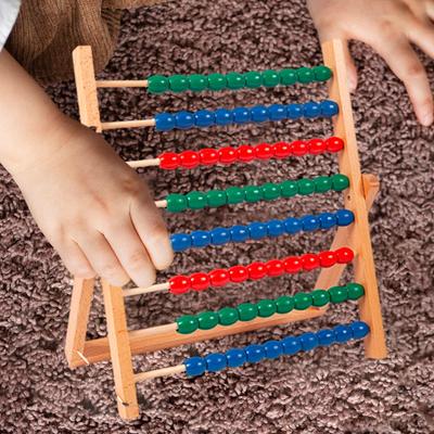 Счетная рамка для малышей Математика Игрушка Бусины Игра Обучающая Сложение и Вычитание