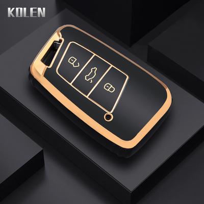 Модный чехол для дистанционного ключа из ТПУ для VW Volkswagen Passat B8 Tiguan Magotan Golf для Skoda Kodiaq Superb A7 без ключа