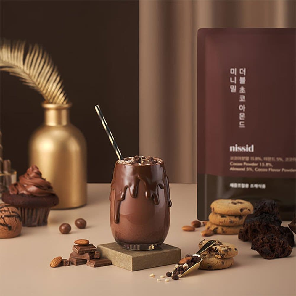 NISSID Мини-мельница Двойной шоколад миндаль (50гx7шт)