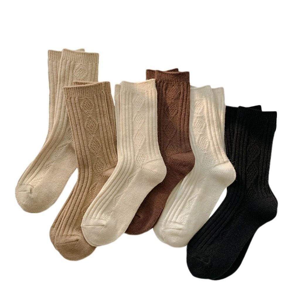 Утепленные гольфы до середины икры, термоноски женские, махровые носки, повседневные носки из имитации кашемира