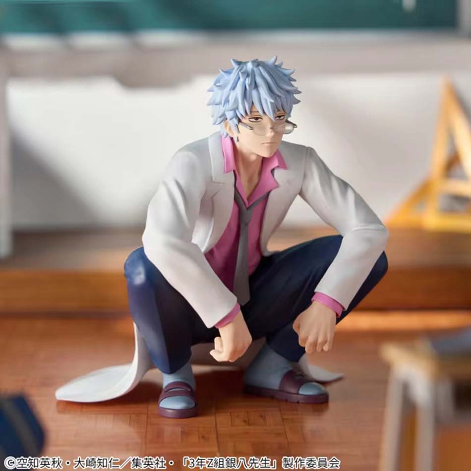 В наличии Оригинальный BANDAI BANPRESTO ГИНТАМА Саката Гинтоки ПВХ Аниме Фигурки Фигурка Действия Модель Игрушки Рождественский Подарок