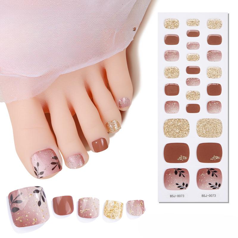 Semi-cured Gel Nail Stickers Toe Whitening Semi-baked Gel Nail Stickers