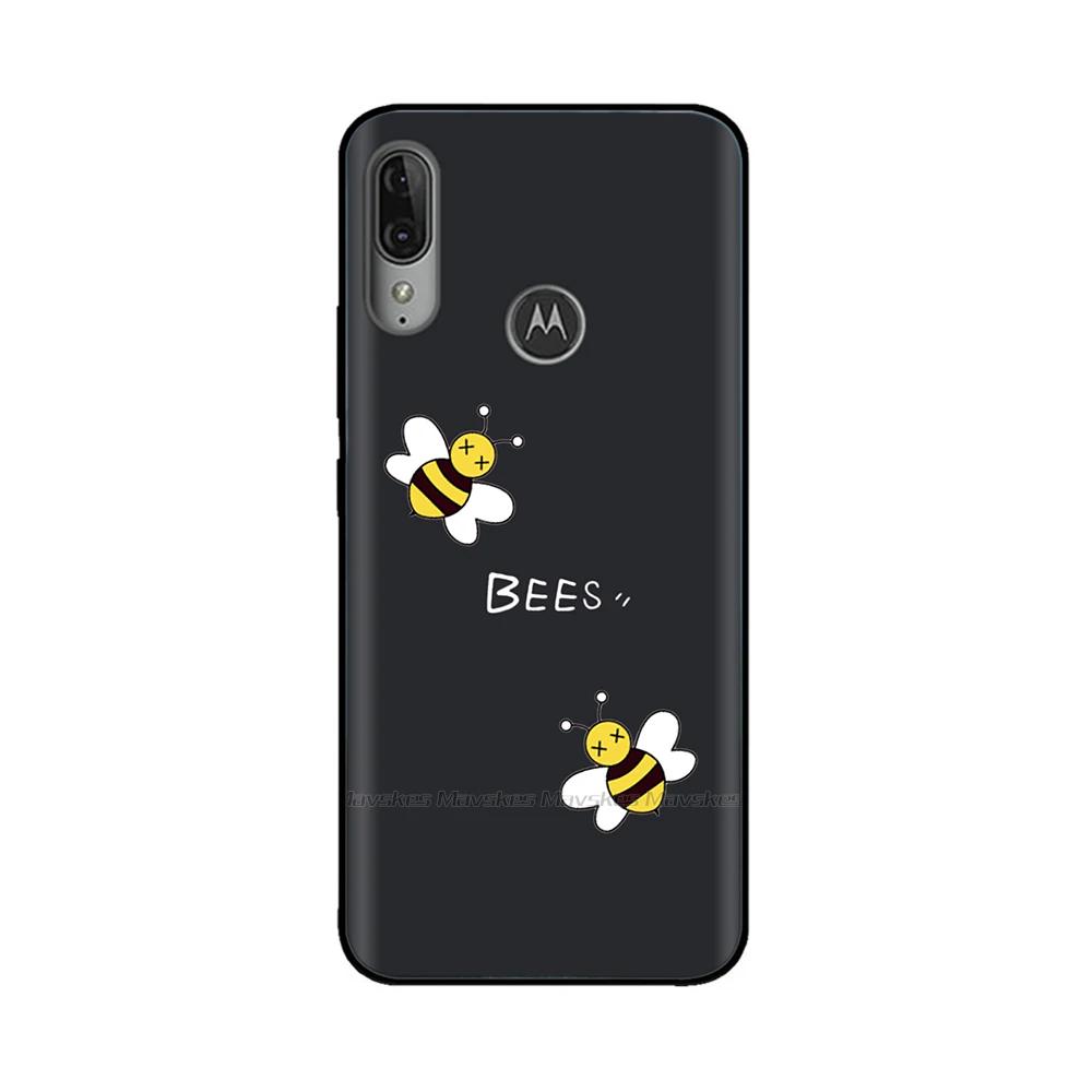Чехол для Moto E6 Plus Мягкая черная силиконовая задняя крышка телефона для Motorola Moto E6 Play E6s 2020 Чехол-крышка для MotoE6 Plus Coque Funda
