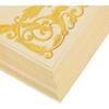 Pipilo Press Letter Writing Paper Set - 48 Sheets, 8.5 x 11 In, Ivory - Vintage Lined Stationery with Gold Border for Decorative & Fancy Handwritten