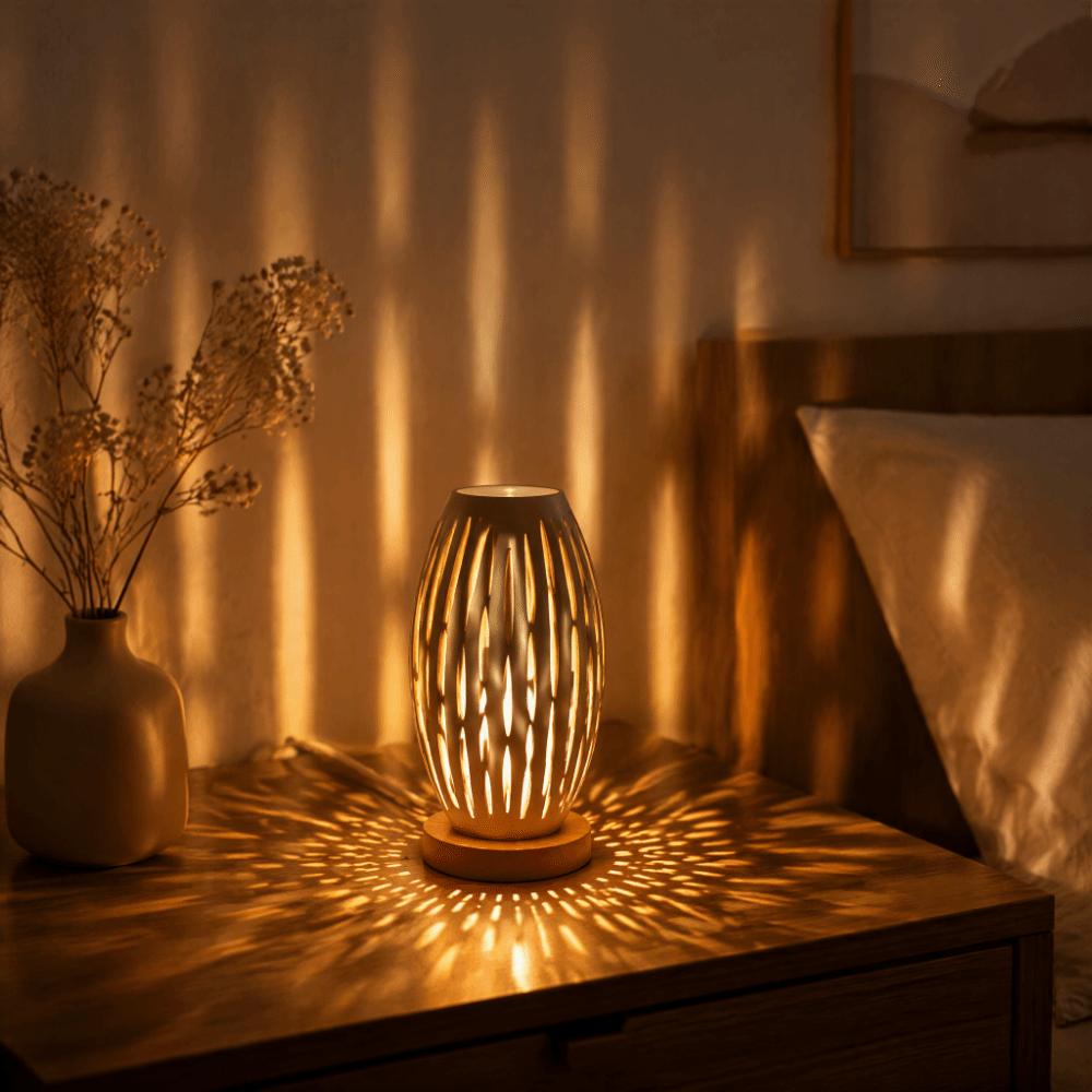 Projection Night Light Creative Ambient Lamp Ornament Resin Night Light Bedside