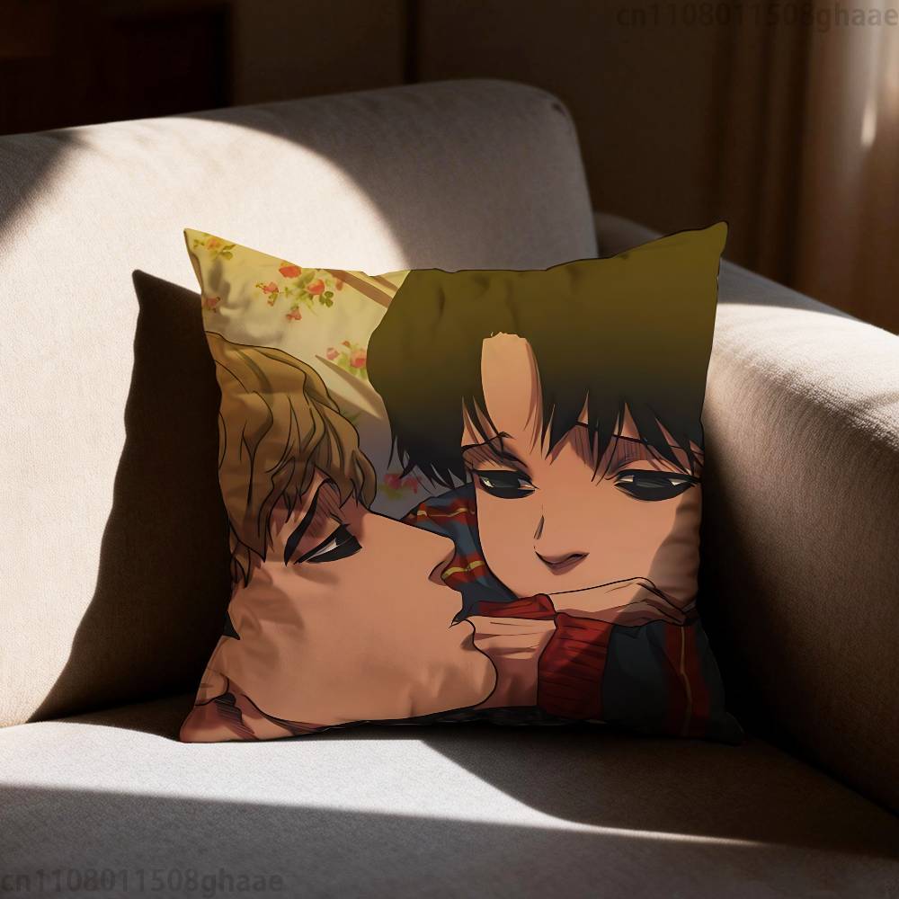 Подушка с принтом Killing Stalking, чехол на подушку для гостиной, дивана, спальни, декорация для дома