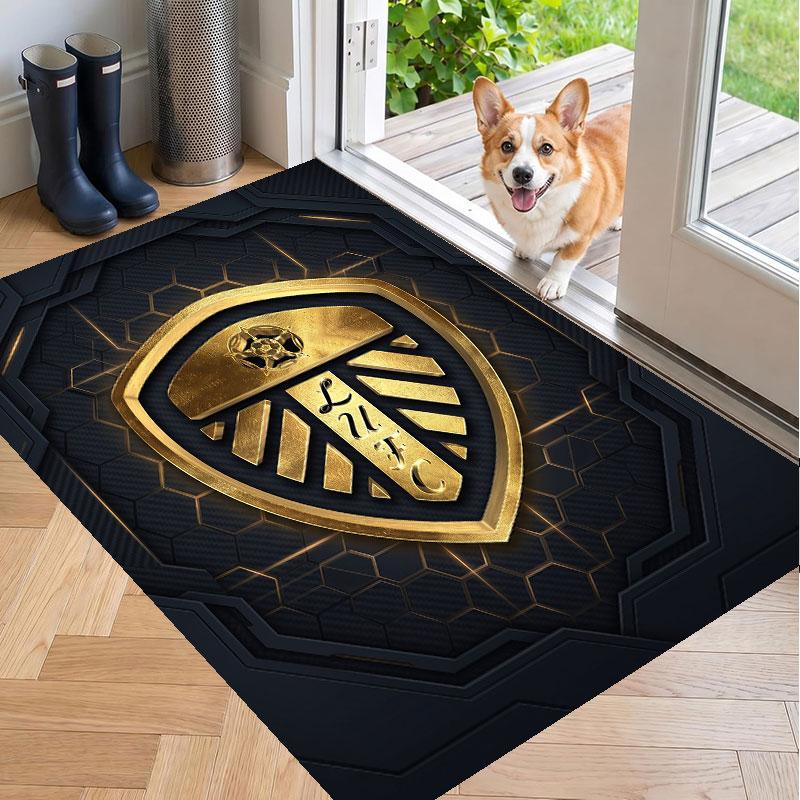Soft Floor Carpet Leeds United Pattern Area Rug Decorative Mat For Home Room Decoration