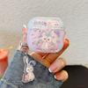 Purple Star Dailu bunny pendant for Apple earphone cover AirPods 1 wireless bluetooth case 1st generation pro1