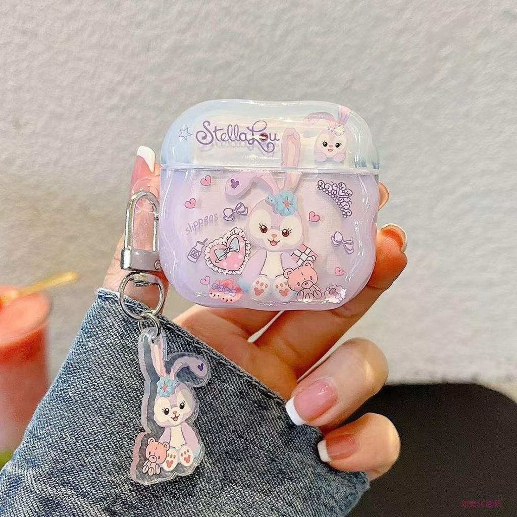 Purple Star Dailu bunny pendant for Apple earphone cover AirPods 1 wireless bluetooth case 1st generation pro1