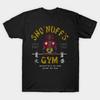 Мужская черная футболка с принтом 80-х Sho Nuff Gym Печать на трансферной бумаге без вырезания Хлопковая футболка