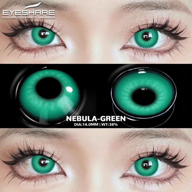 Eyeshare Colored Contact Lenses 2PCS Halloween Costume Colored Invisible Red Lenses Cosplay Color Makeup Purple Contact Lenses Eye Makeup Lenses